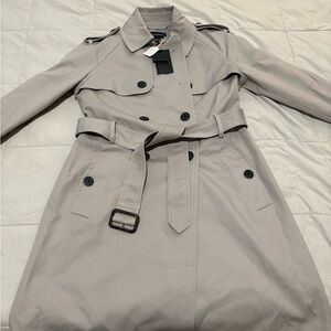 Club Monaco stretch cotton trench